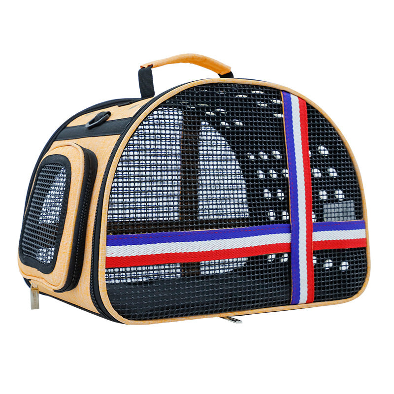 Perforated portable pet bag