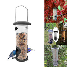 Load image into Gallery viewer, Outdoor Hanging Bird Feeder Automatic Pet Parrot Portable Feeder Dispenser
