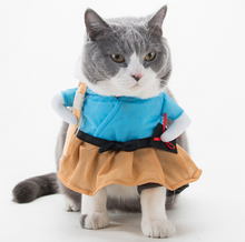 Load image into Gallery viewer, Funny Cat Costume Uniform Suit Cat Clothes Costume Puppy Clothes Dress Up Costume Party Clothing For Cat Cosplay Clothes
