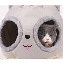 Load image into Gallery viewer, Winter Warm Pet dog Bed Kennel Cat House Sleeping Bag Cartoon Cat Puppy Cushion Cushion
