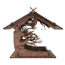 Load image into Gallery viewer, Wooden Home Garden Outdoor Bird Feeder Garden Pendant Decoration Feeder
