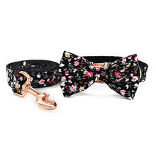 Load image into Gallery viewer, &quot;Pretty Flower&quot; Dog and Cat Leash &amp; Collar
