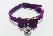 Load image into Gallery viewer, Pet Collar Bell Bow Cat Collar
