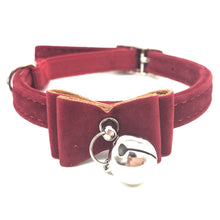 Load image into Gallery viewer, Pet Collar Bell Bow Cat Collar
