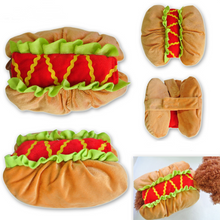 Load image into Gallery viewer, Pet Dog and Cat Costume, Cute Hot Dog Sandwich Costume, Funny Hot Dog Clothes, Cat Costume
