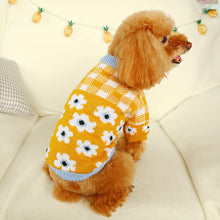 Load image into Gallery viewer, &quot;Cold Weather Blues&quot; Knit Dog Sweater
