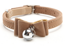 Load image into Gallery viewer, Pet Collar Bell Bow Cat Collar
